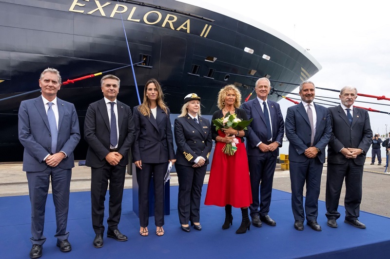 Triplo evento nello stabilimento Fincantieri di Sestri Ponente: consegnata Explora II, posata la moneta di Explora III e tagliata la lamiera di Explora IV