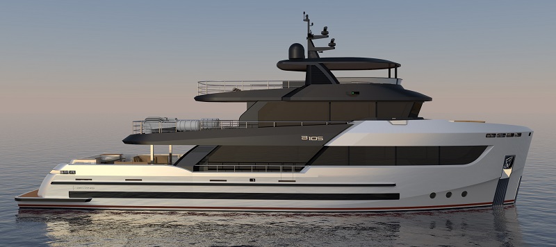 Bering 105, il lusso del superyacht con l’autonomia dell’explorer