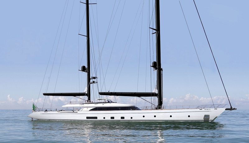 Varato Katana, 60 metri ketch di Perini Navi