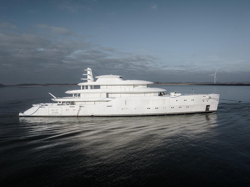 Inizia la fase di allestimento di Project Zurich, terzo yacht della serie Amels 80 Limited Editions