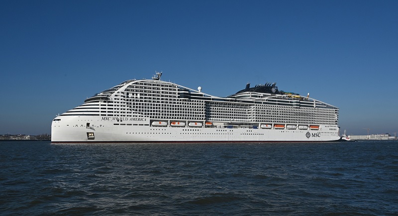 MSC World America completa con successo le prove in mare